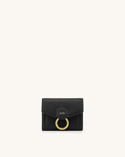 JW PEI_Black Grained Vegan Leather_Stella Wallet_148-1_Black Grained Vegan Leather_01