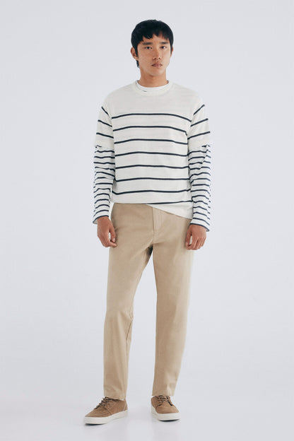 Springfield_Beige/Camel_Lightweight Comfort Slim Fit Chinos Pants_1552721_52_01