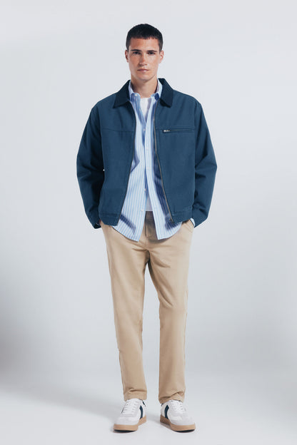 Springfield_Beige_Slim Fit Comfort Chinos_1552726_11_01