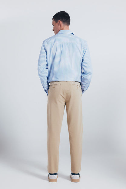 Springfield_Beige_Slim Fit Comfort Chinos_1552726_11_05
