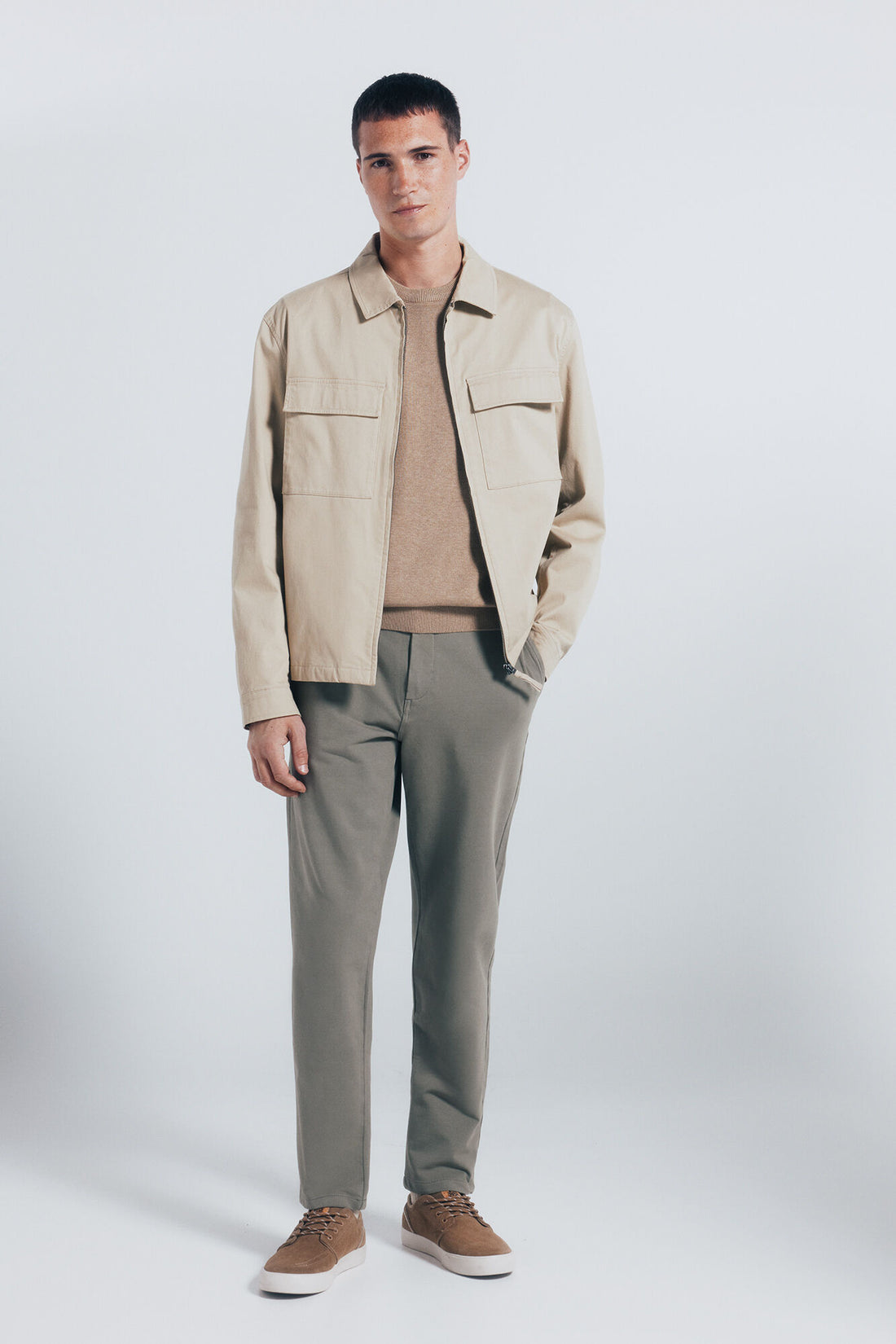 Springfield_Green_Slim Fit Comfort Chinos_1552726_93_01