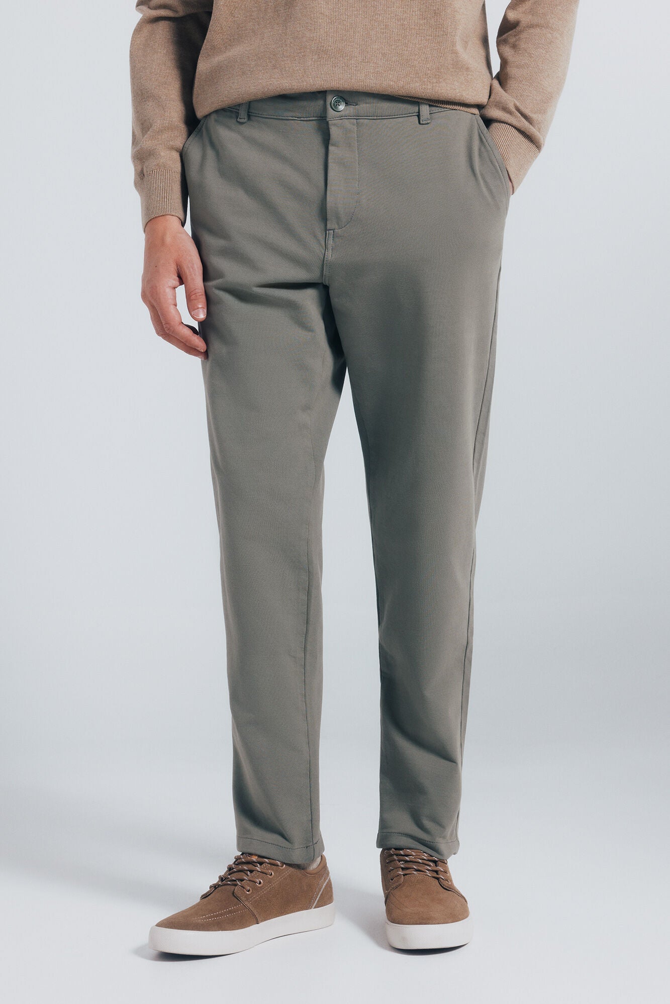 Springfield_Green_Slim Fit Comfort Chinos_1552726_93_02