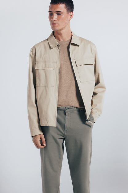 Springfield_Green_Slim Fit Comfort Chinos_1552726_93_03