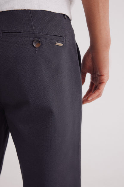 Springfield_Grey_Slim Fit Micro-Printed Chinos Pants_1552727_40_06