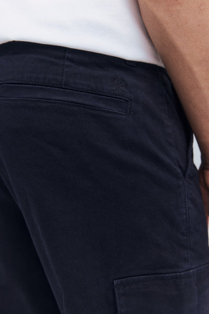 Springfield_Navy_Slim Fit Cargo Trousers_1552730_10_05
