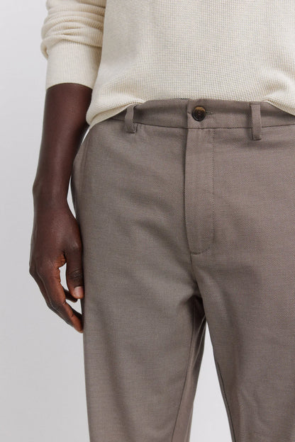 Springfield Brown Men Comfort Fit Chinos Trousers SKU: 1553723_35 Image 05