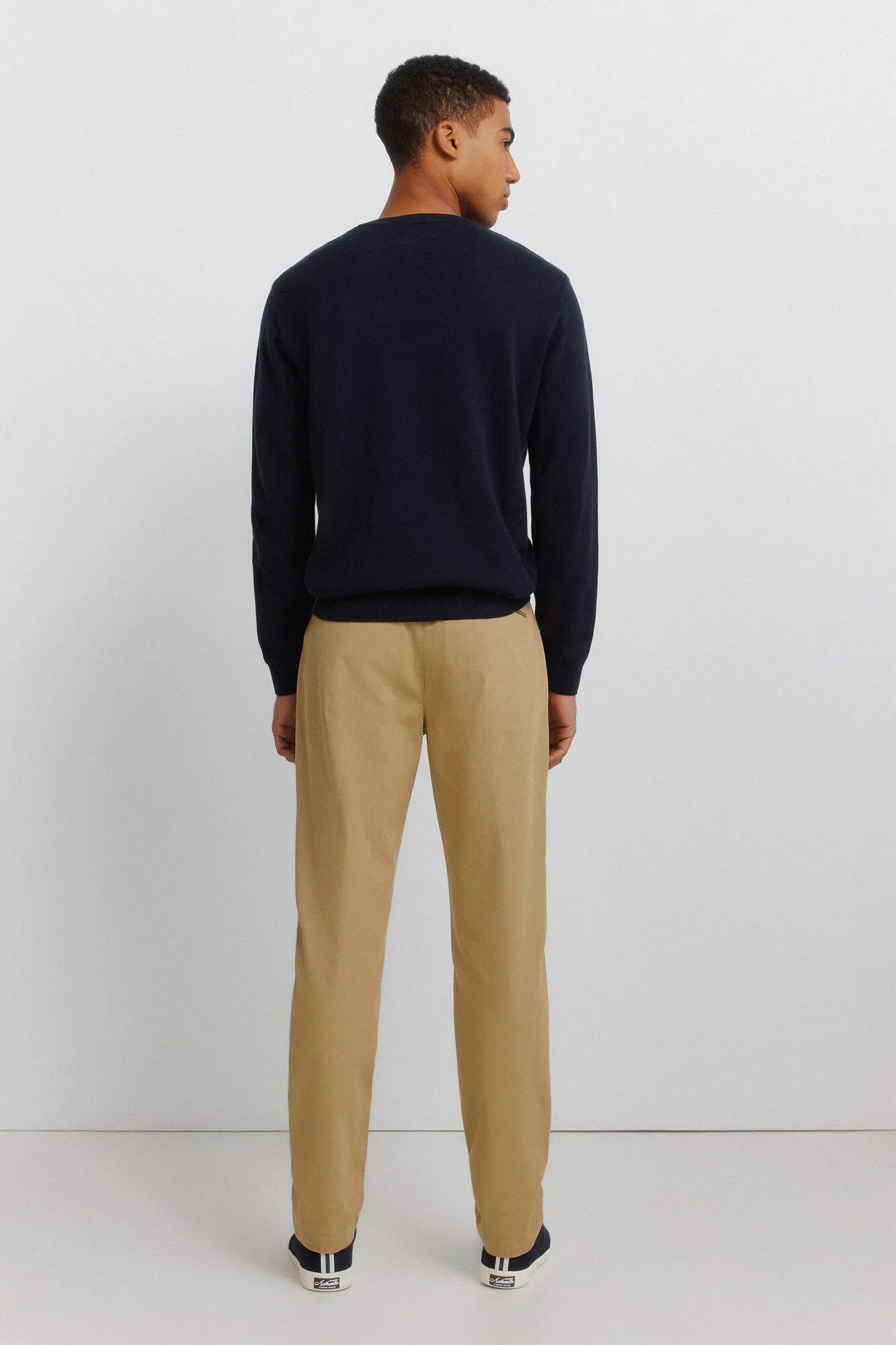 Springfield Beige Men Regular Fit Chinos SKU: 1553733_54 Image 05