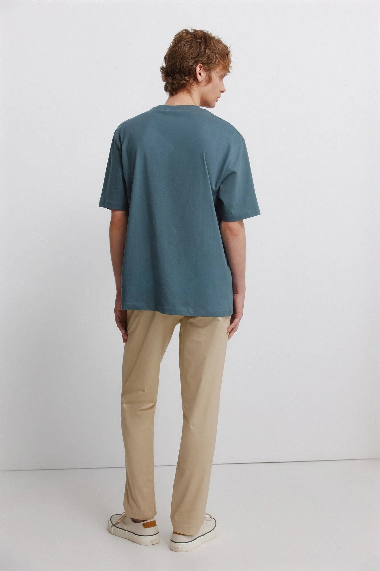 Springfield Beige Men Light Comfort Slim Fit Chinos SKU: 1553737_50 Image 05