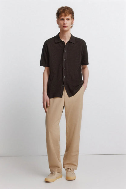 Springfield Blue Men Relaxed Fit Chinos SKU: 1553738_17 Image 01