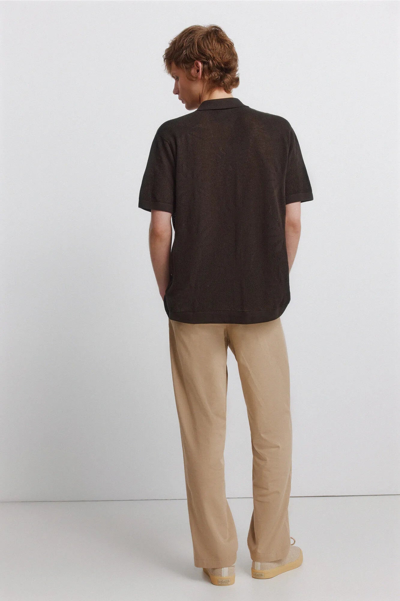 Springfield Blue Men Relaxed Fit Chinos SKU: 1553738_17 Image 06
