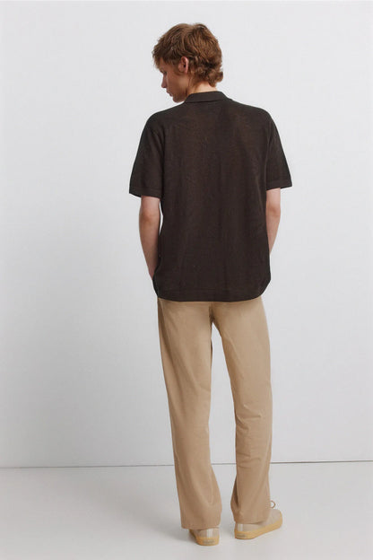 Springfield Blue Men Relaxed Fit Chinos SKU: 1553738_17 Image 06
