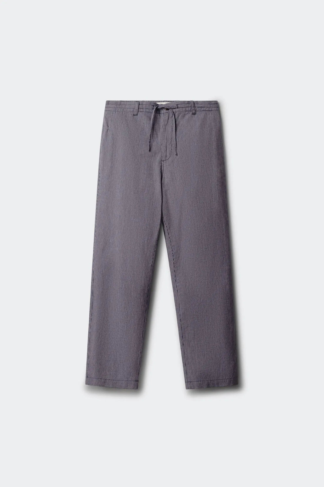 Springfield 0 Men Striped Linen Straight Fit Chinos SKU: 1553743_12 Image 01