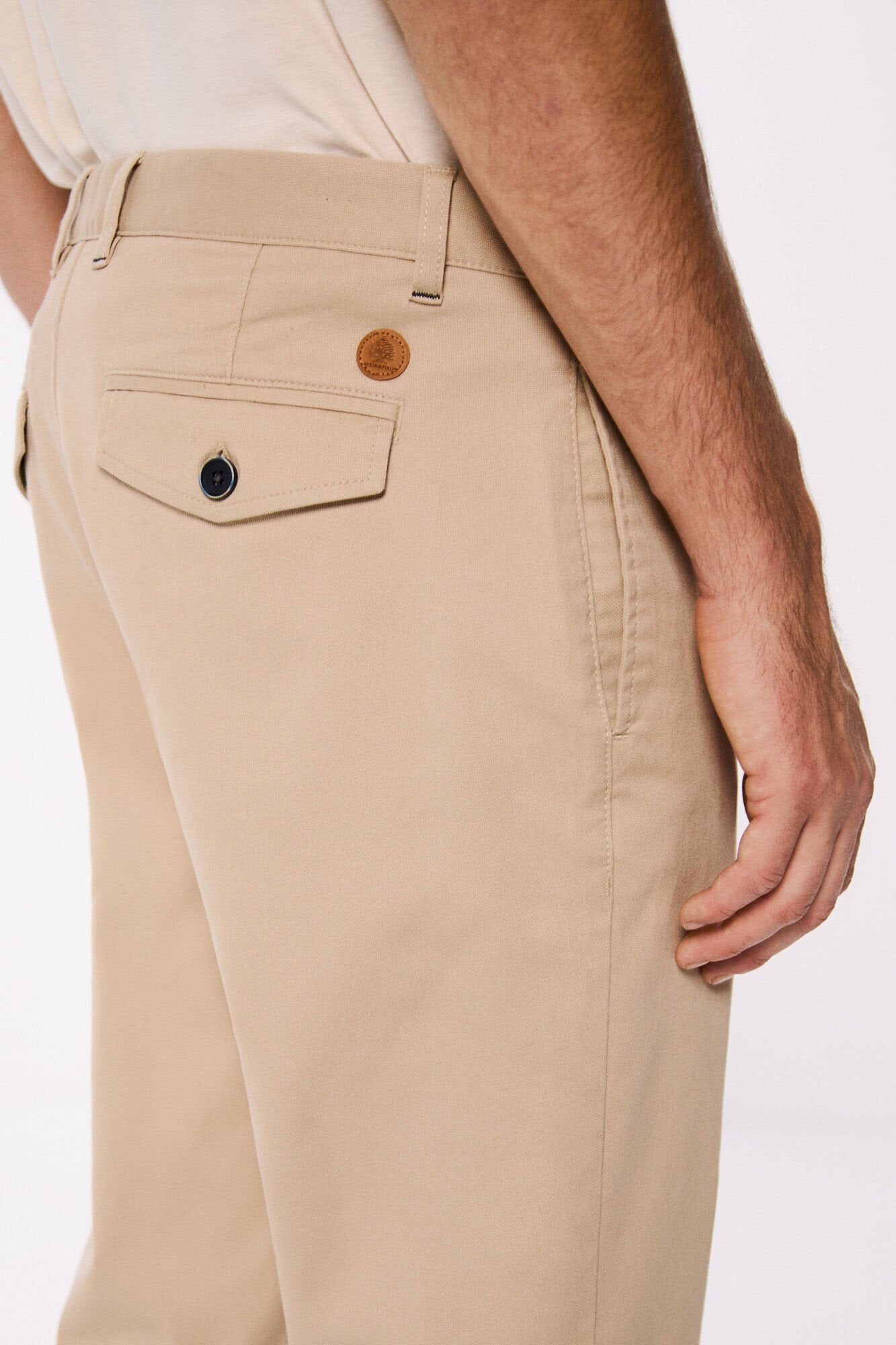 Springfield_Slim Fit Microstructure Pants_1559331_51_04