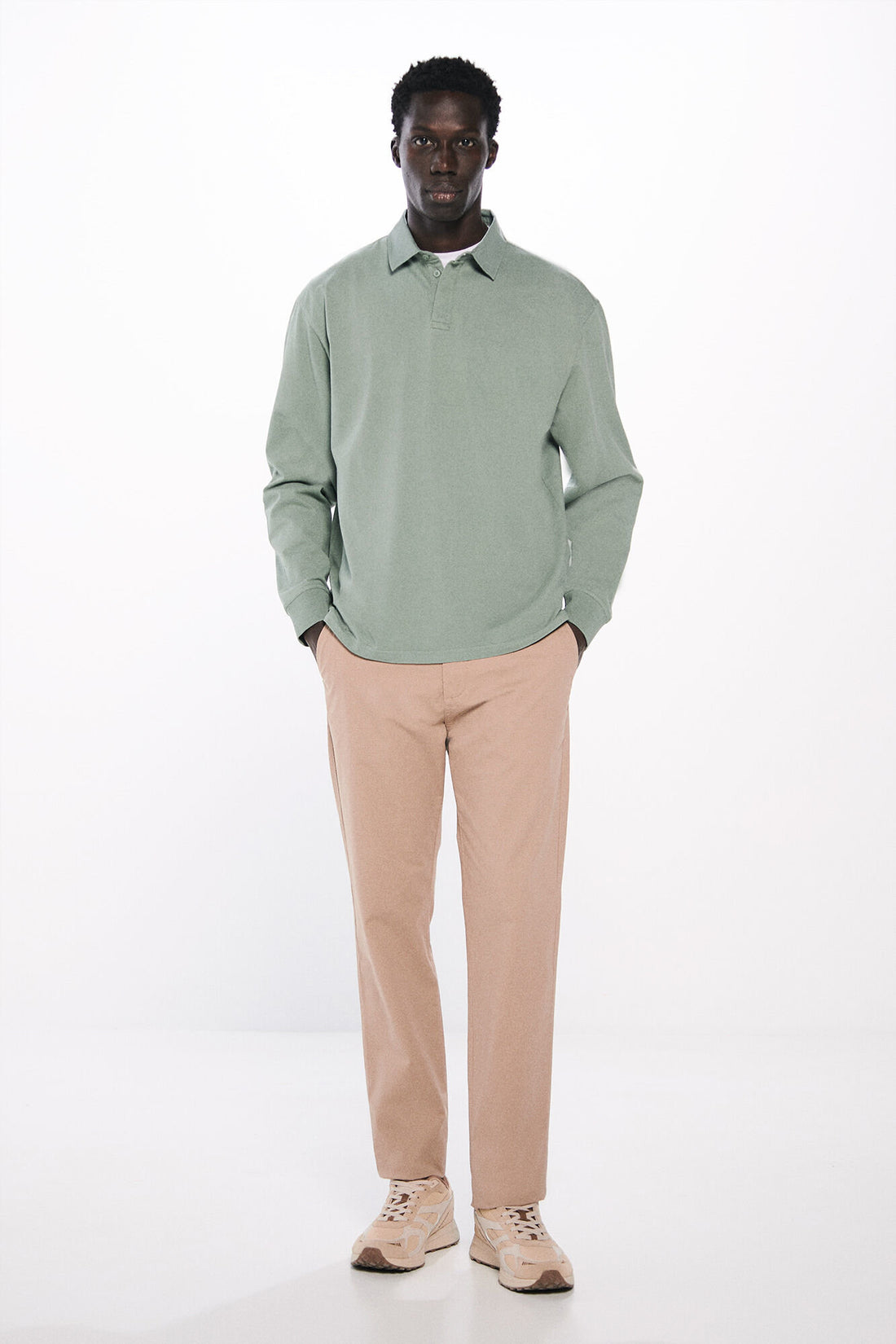 Springfield_Slim Fit Micro-Printed Chinos_1559332_51_01