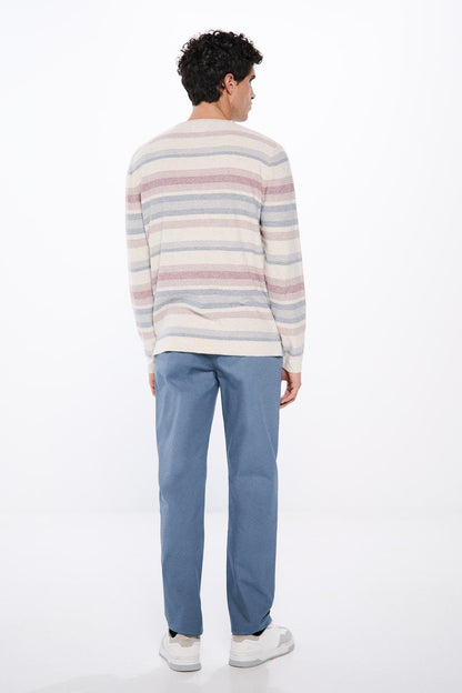 Springfield_Slim Fit Micro-Printed Chinos_1559333_15_04