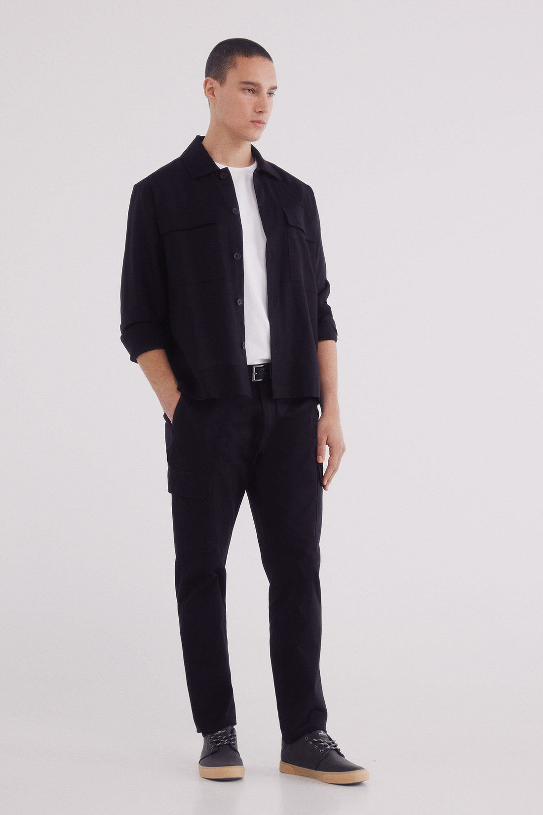 Springfield_Slim Fit Comfort Cargo Chinos_1559339_01_01