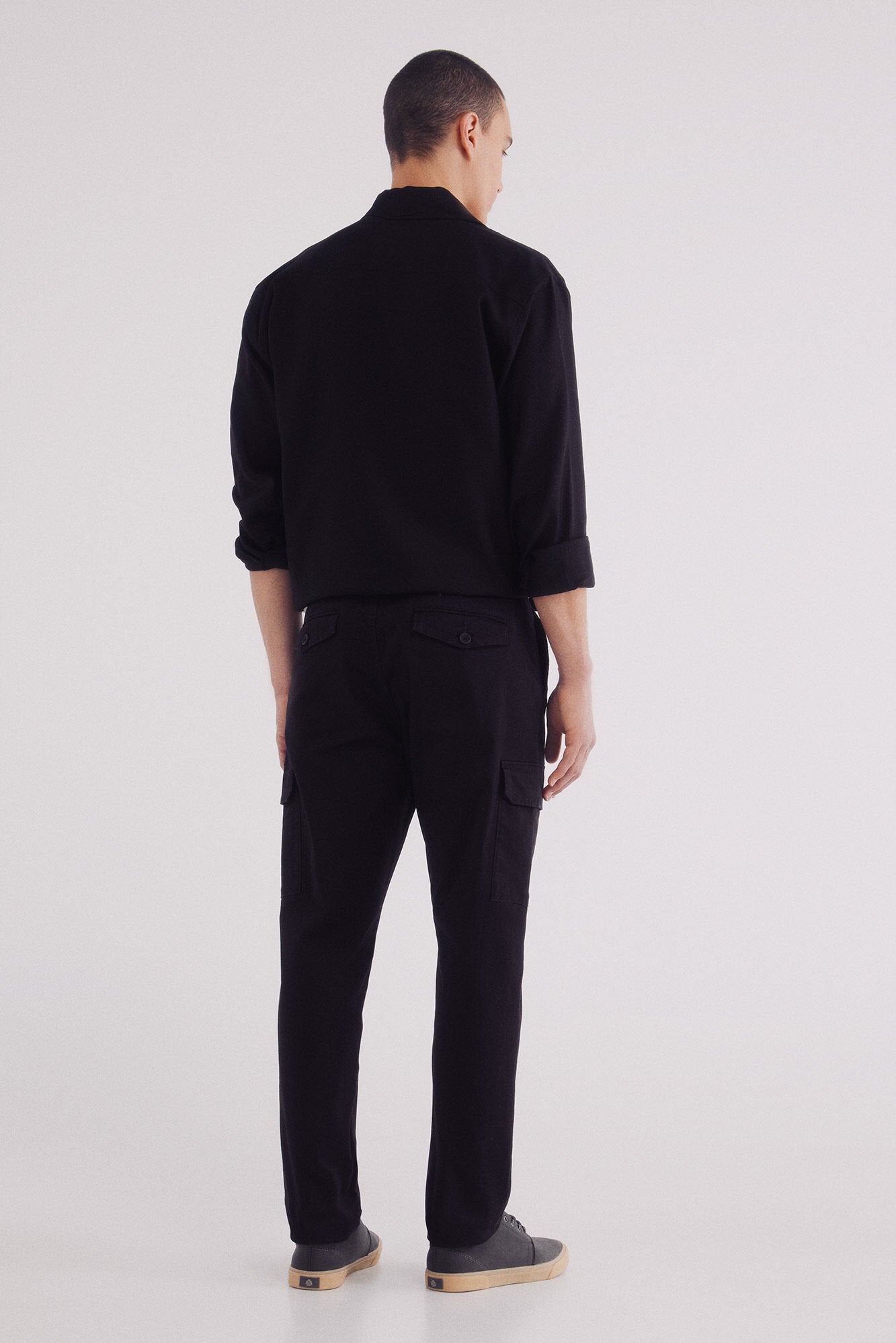 Springfield_Slim Fit Comfort Cargo Chinos_1559339_01_05