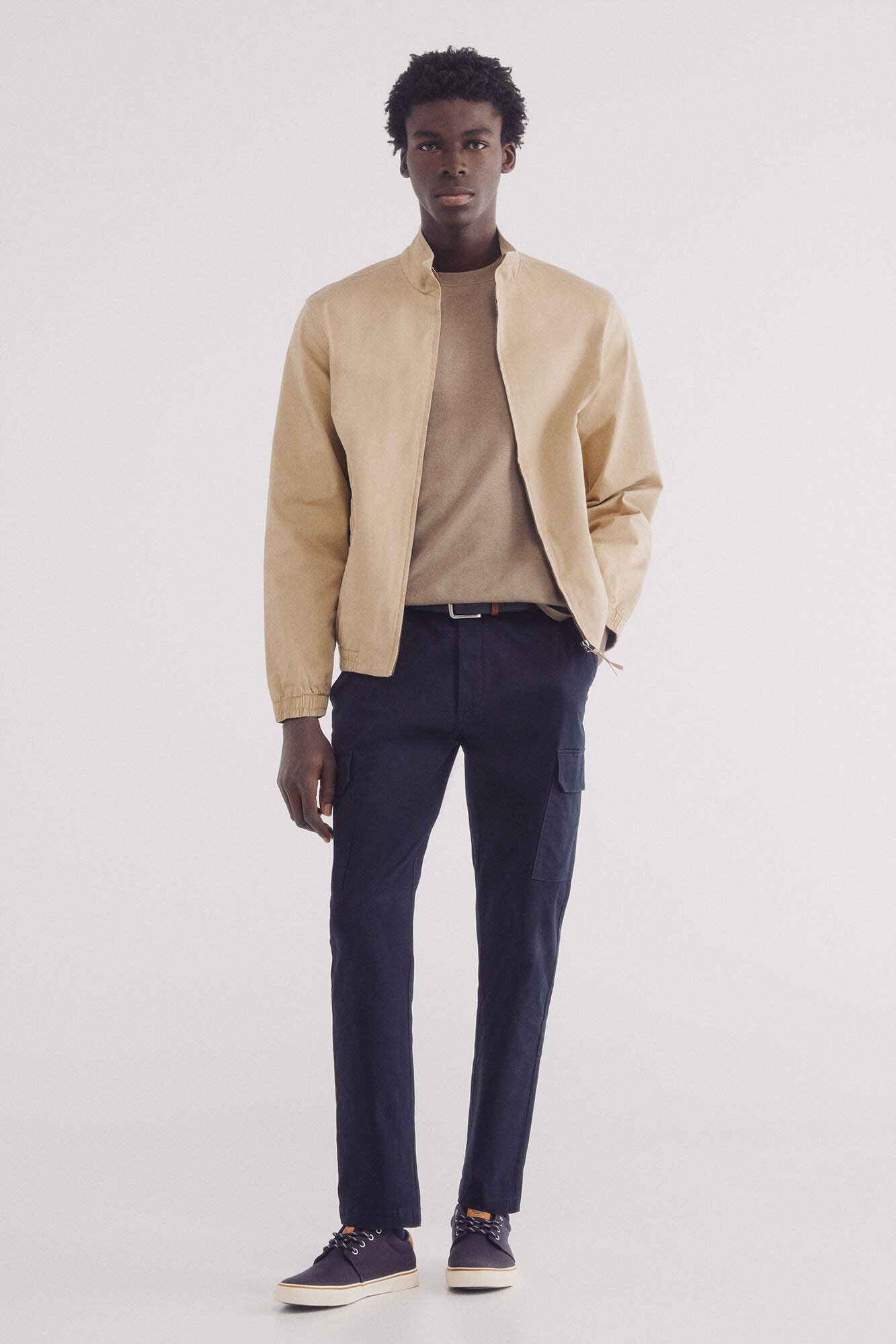 Springfield_Slim Fit Comfort Cargo Chinos_1559339_11_01