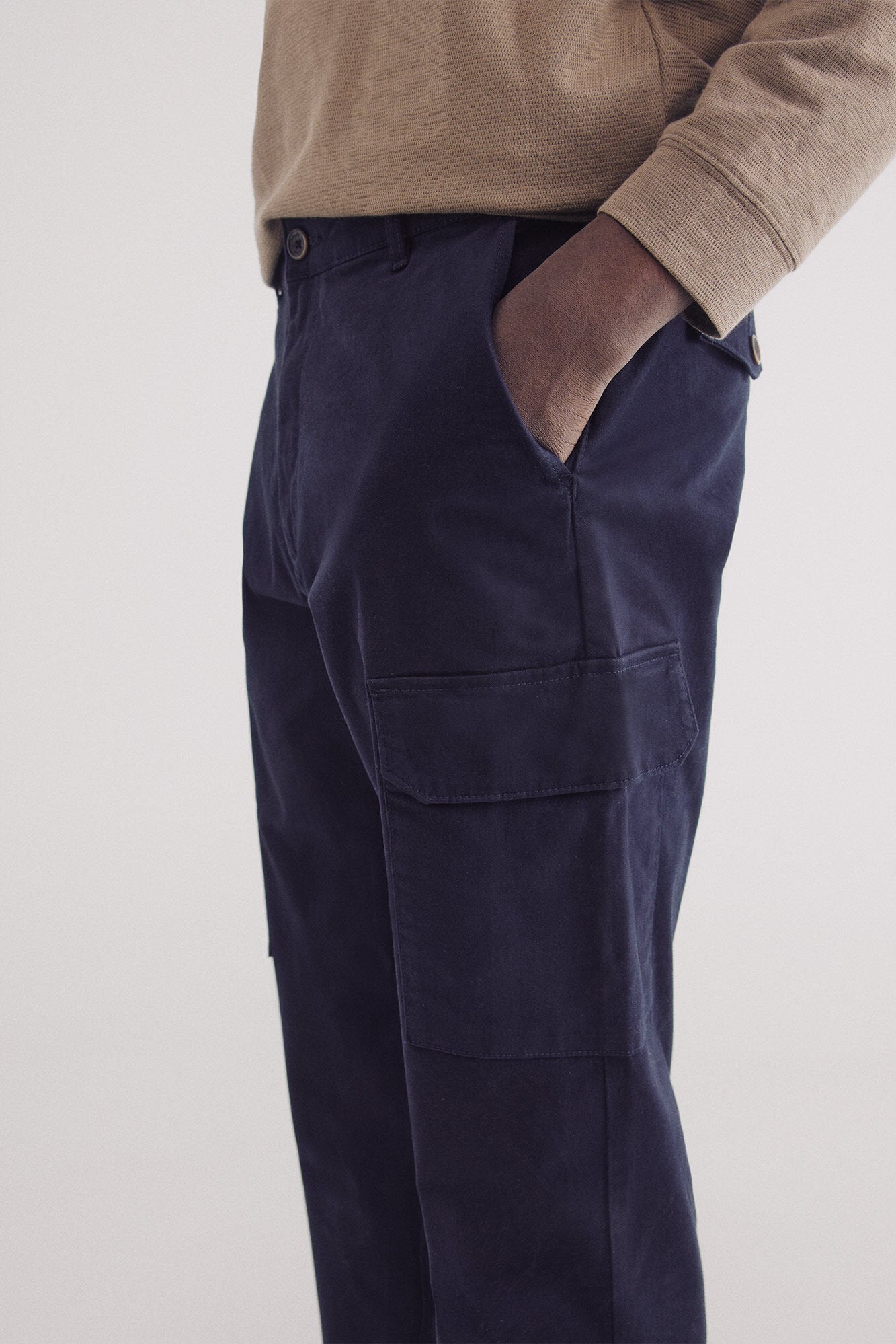 Springfield_Slim Fit Comfort Cargo Chinos_1559339_11_06