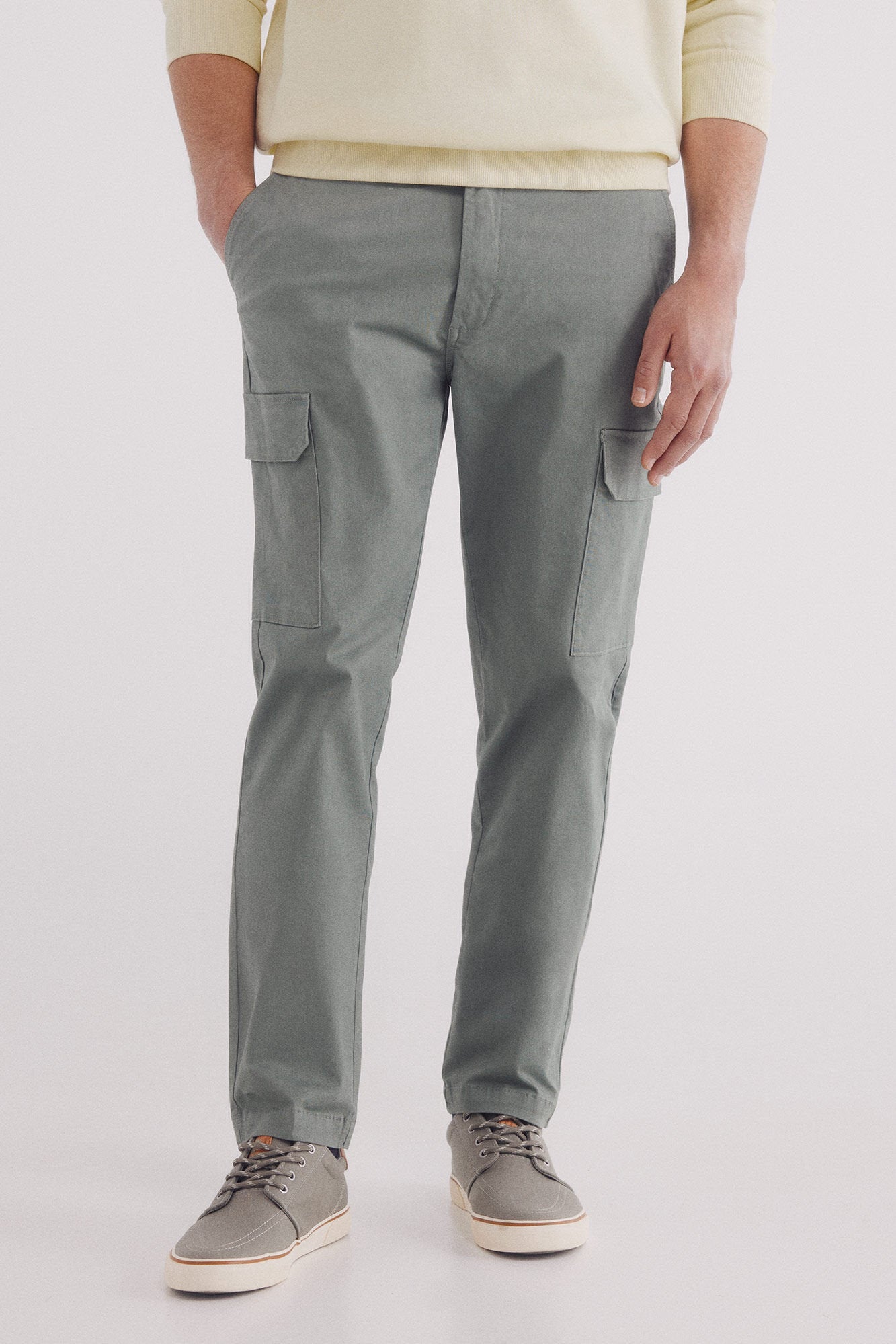 Springfield_Slim Fit Comfort Cargo Chinos_1559339_24_05