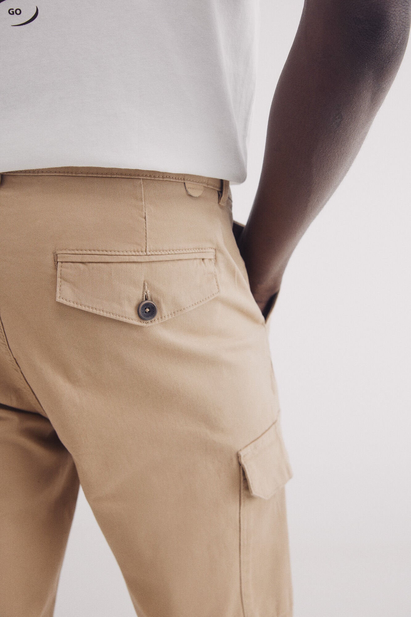 Springfield_Slim Fit Comfort Cargo Chinos_1559339_51_04