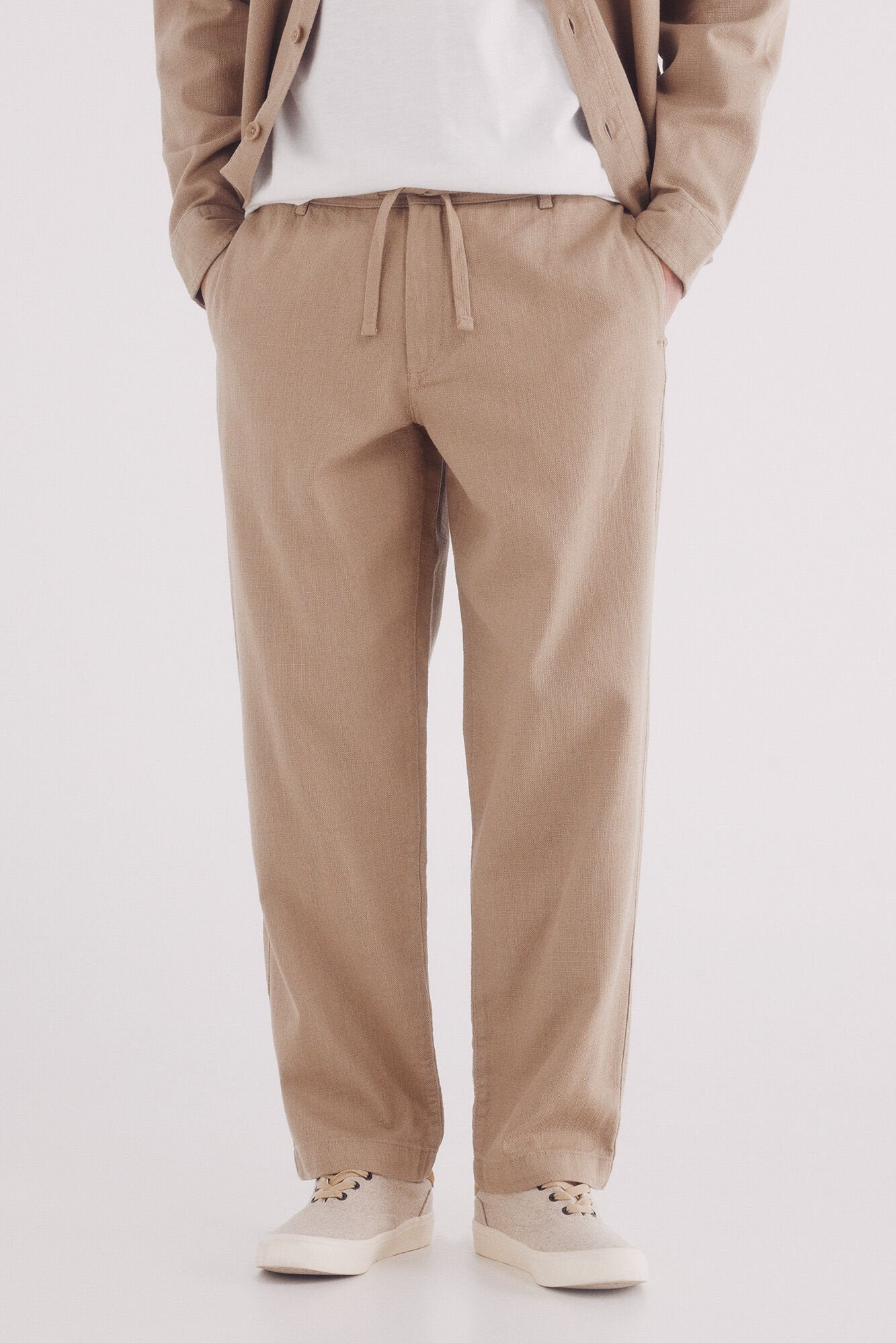 Springfield_Straight Fit Dobby Trousers_1559340_51_06