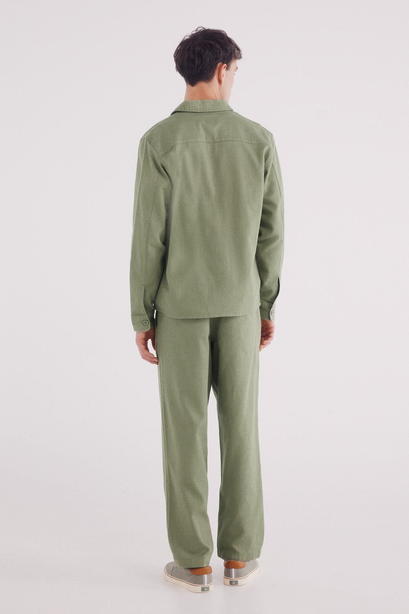 Springfield_Straight Fit Dobby Trousers_1559340_93_04