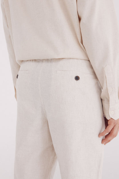 Springfield_Slim Fit Linen Chinos Trousers_1559348_97_04