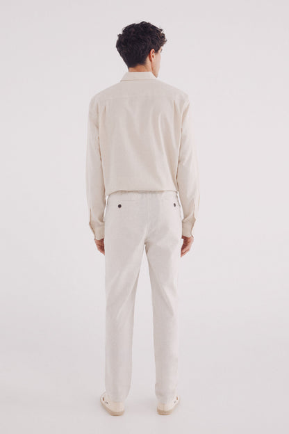 Springfield_Slim Fit Linen Chinos Trousers_1559348_97_05