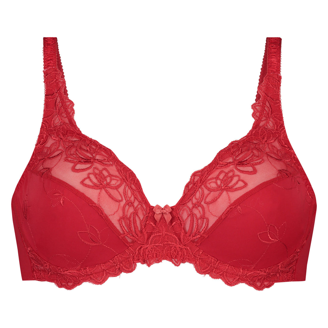 Diva Full Coverage Bra In Different Cup Sizes_157543_Tango Red_01