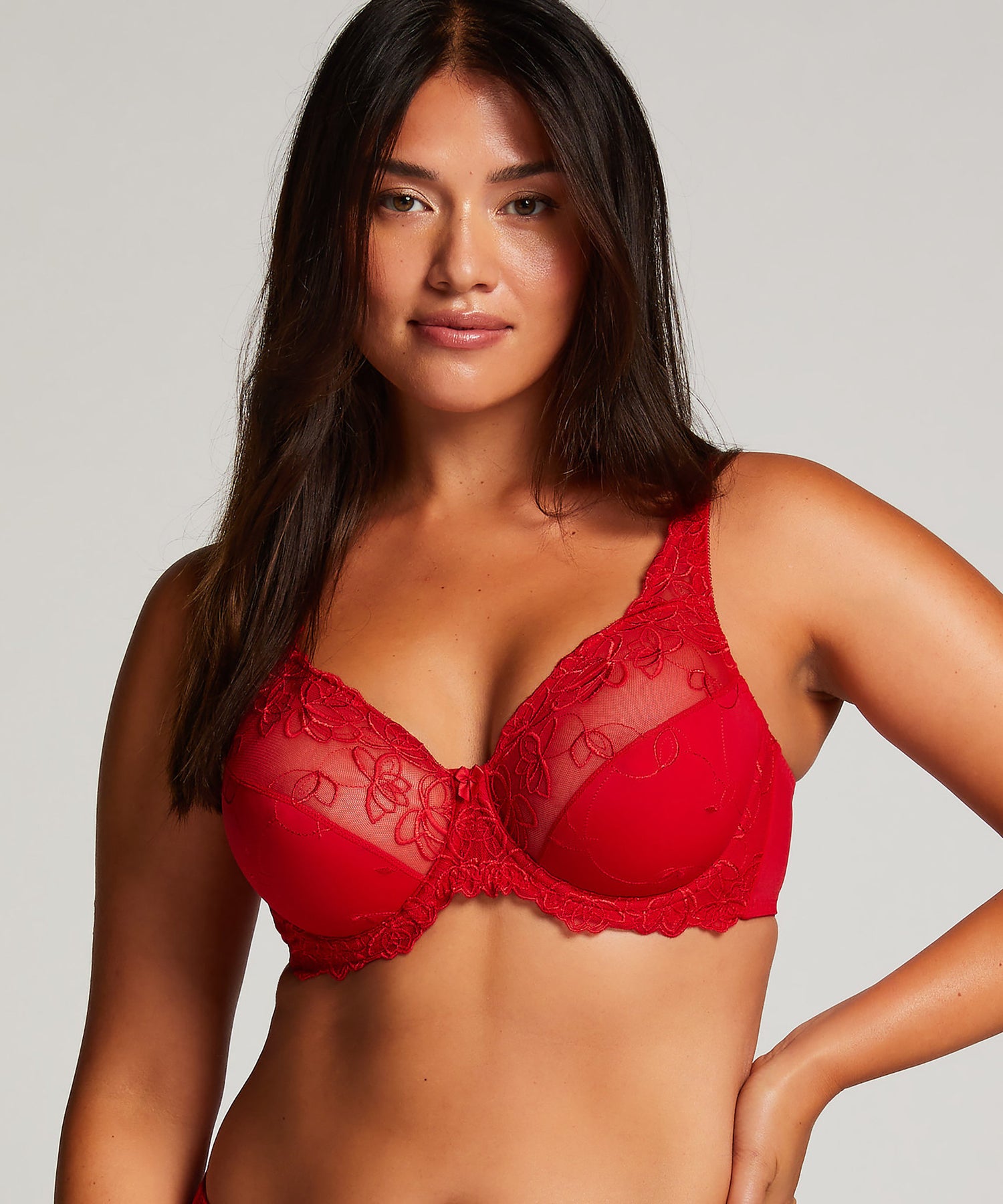 Diva Full Coverage Bra In Different Cup Sizes_157543_Tango Red_03