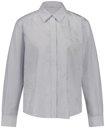 Gerry Weber_Blue/White Stripes_Blouse 1/1 Sleeve_160032-54030_8143_01