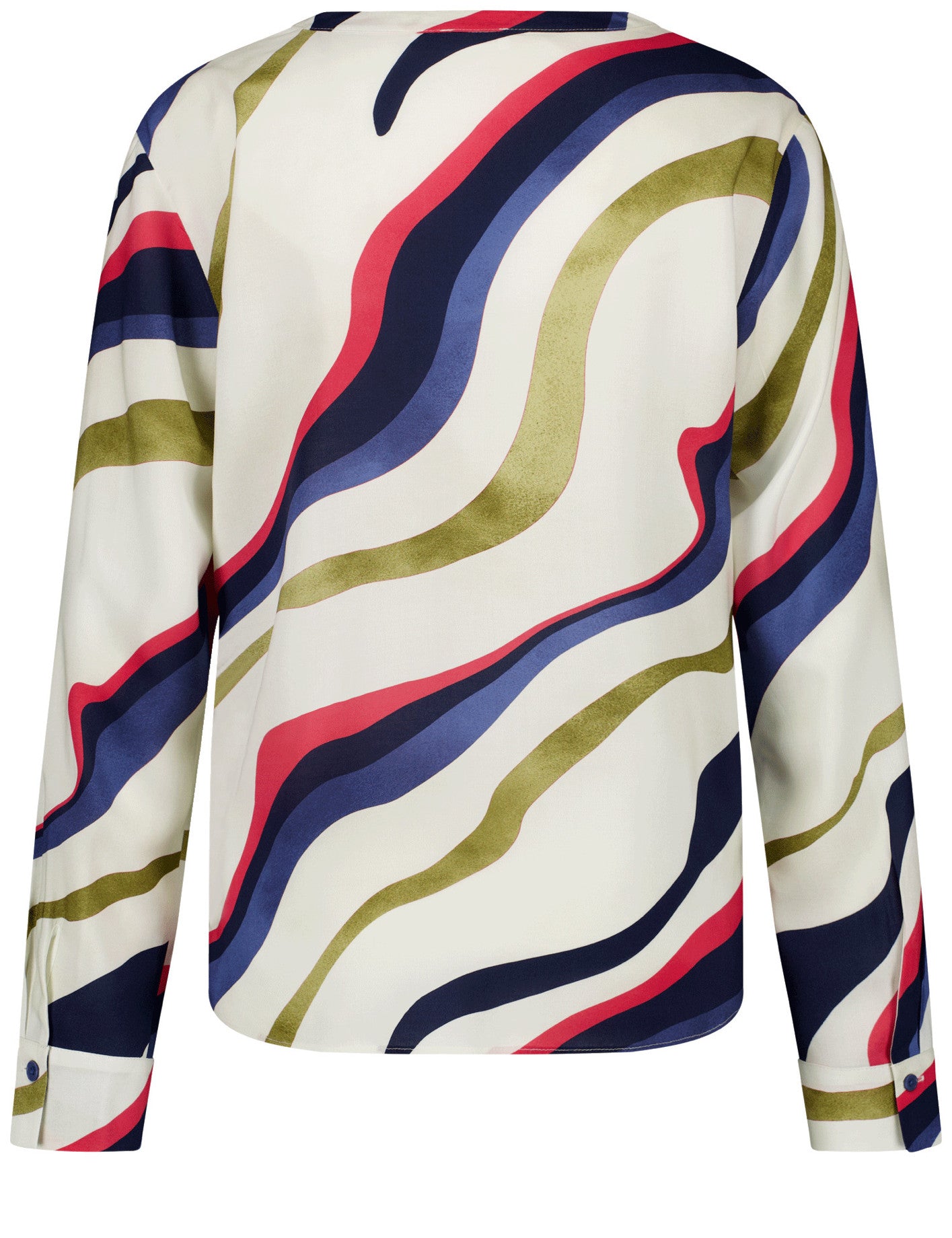 Gerry Weber_Off White/Sage/ Indigo_Blouse 1/1 Sleeve_160050-54000_9211_02