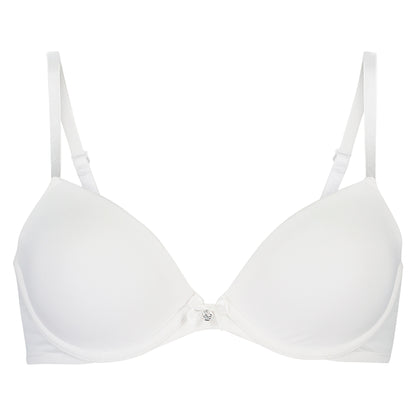 P&amp;M Plunge Push Up Bra In Different Cup Sizes_166939_White_01