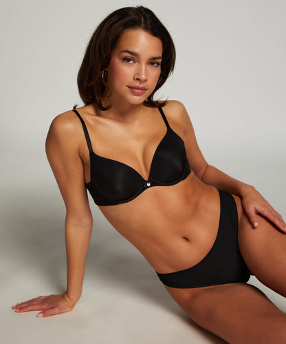 P&amp;M Plunge Push Up Bra In Different Cup Sizes_166941_Black_03