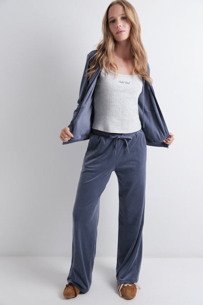 Women Secret_Blue_Soft Blue Velvet Trouser_1672057_15_04