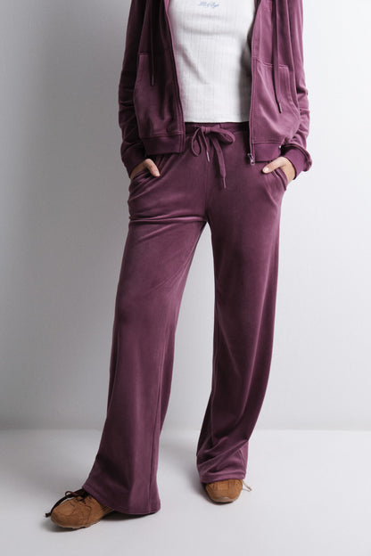 Women Secret_Brown_Soft Wine Velvet Trouser_1672058_68_04