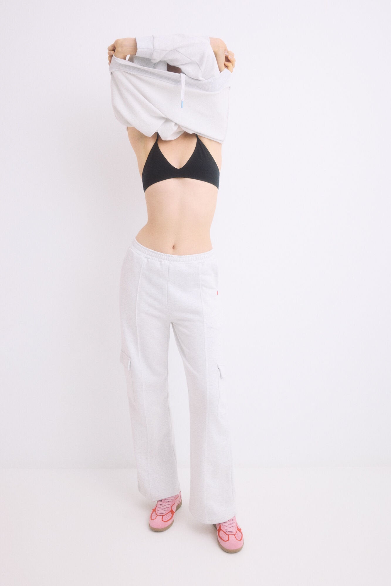 Women Secret_Grey Terry Flared Trousers_1679334_44_03