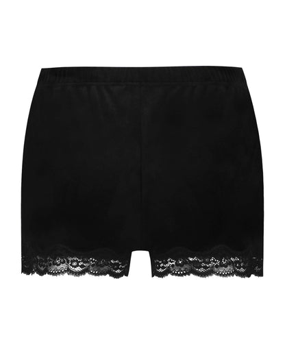 Velours Scallop Lace Shorts_169177_Black_05
