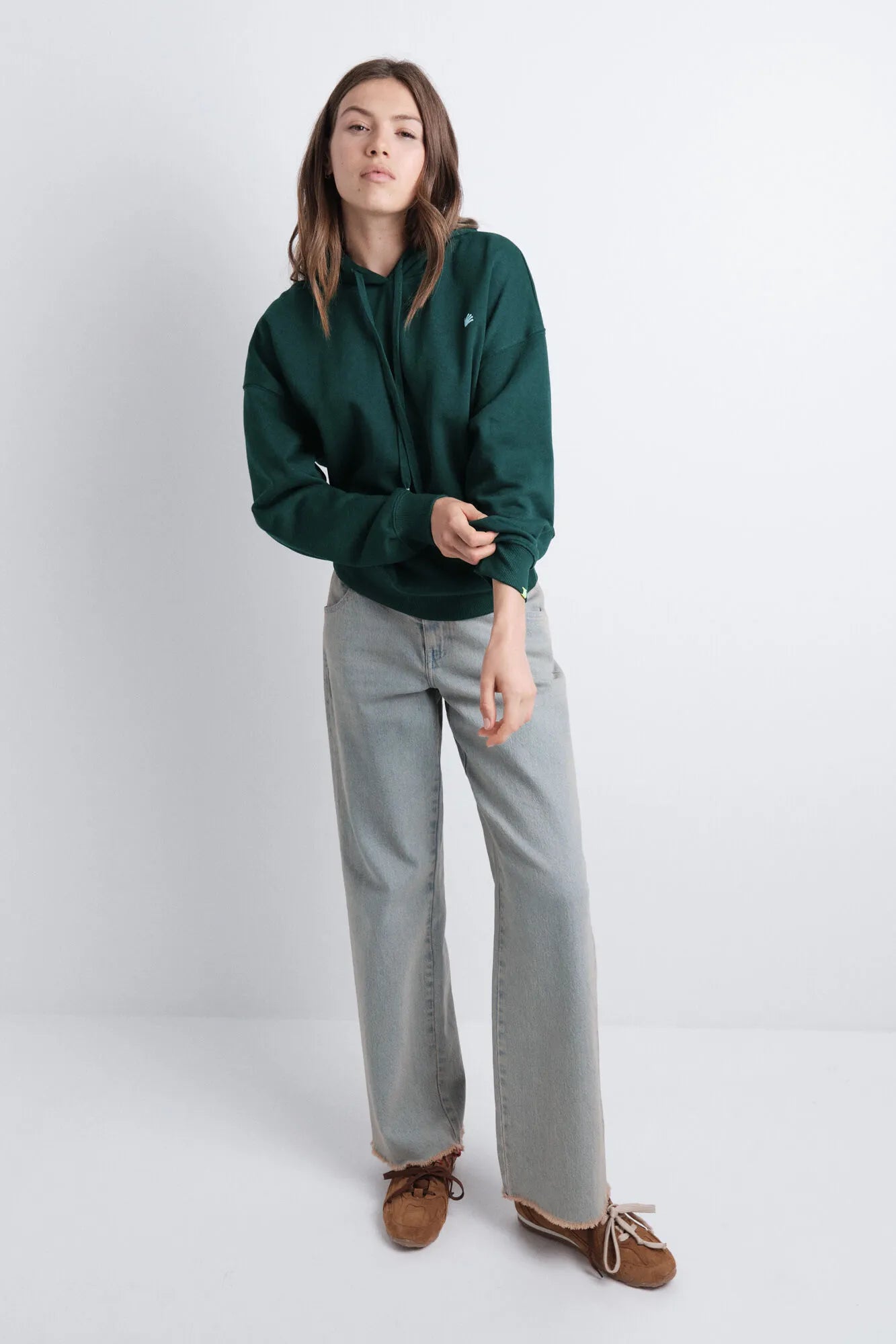 Women Secret_Bottle_Green Plush Hood Sweatshirt_1692005_20_04