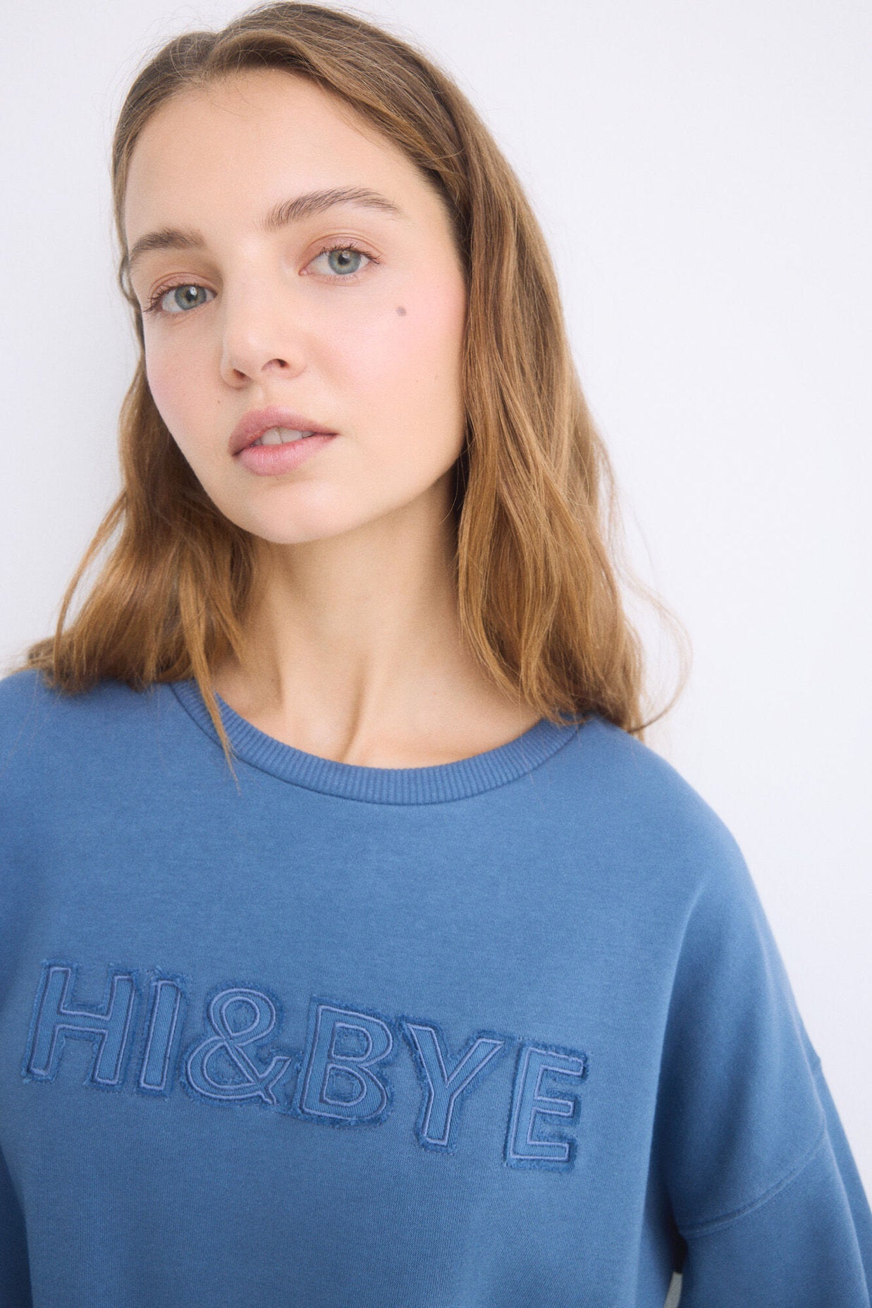 Women Secret_Blue Cotton Fleece Sweatshirt_1699118_17_05