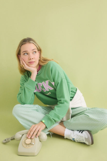 Women Secret_Green Cotton Fleece Sweatshirt_1699119_21_01