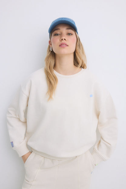 Women Secret_Ivory Cotton Fleece Sweatshirt_1699120_96_01