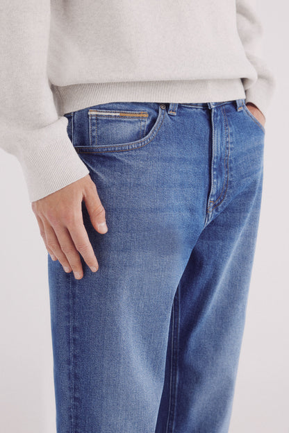 Springfield_Blue_Slim Fit Micro-Printed Chinos Pants_1752026_12_04