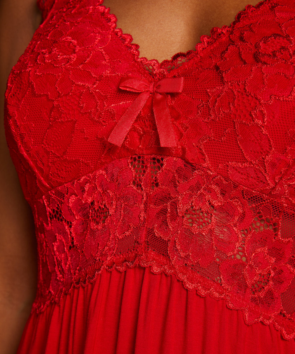 Nora Lace Nightgown_175248_Tango Red_02