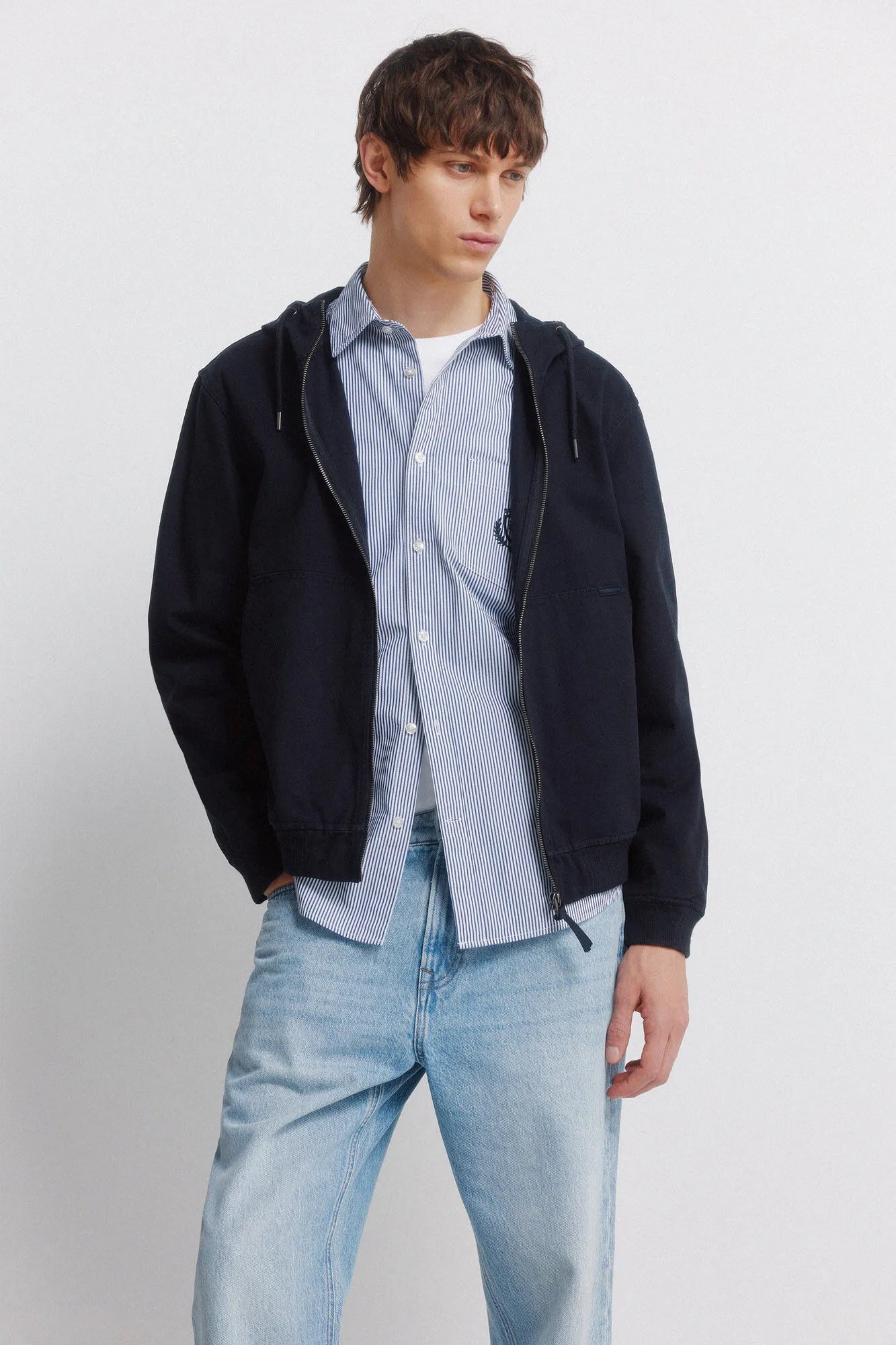Springfield Blue Men Light Wash Straight Fit Jeans SKU: 1753236_15 Image 04
