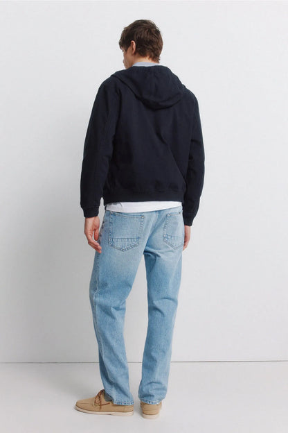 Springfield Blue Men Light Wash Straight Fit Jeans SKU: 1753236_15 Image 05