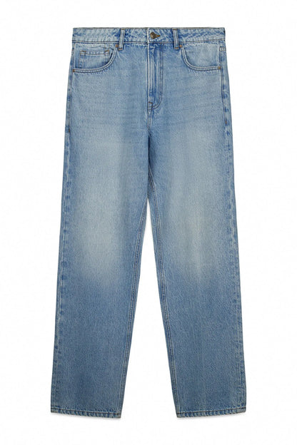Springfield Blue Men Light Wash Straight Fit Jeans SKU: 1753236_15 Image 08