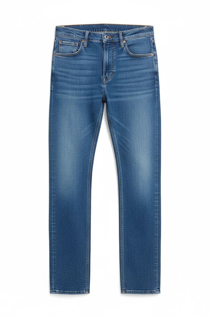 Springfield Blue Men Jeans Medium Wash Slim Fit SKU: 1753239_14 Image 07
