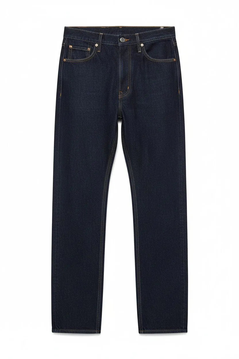 Springfield Blue Men Wide Leg Desized Wash Jeans SKU: 1753246_10 Image 07